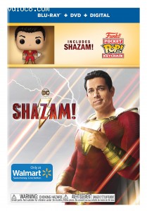 Shazam! (Wal-Mart Exclusive) [Blu-ray + DVD + Digital] Cover