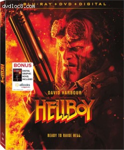 Hellboy (Wal-Mart Exclusive) [Blu-ray + DVD + Digital] Cover