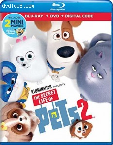 Secret Life of Pets 2, The [Blu-ray + DVD + Digital] Cover