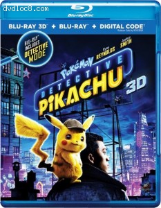 PokÃ©mon Detective Pikachu [Blu-ray 3D + Blu-ray + Digital] Cover
