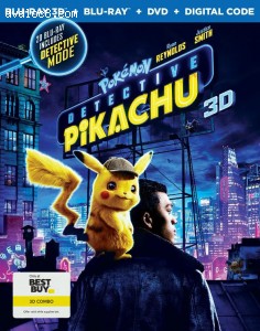 PokÃ©mon Detective Pikachu (Best Buy Exclusive) [Blu-ray 3D + Blu-ray + DVD + Digital] Cover
