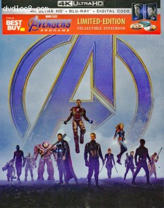 Avengers: Endgame (Best Buy Exclusive SteelBook) [4K Ultra HD + Blu-ray + Digital] Cover