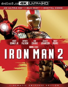 Iron Man 2 [4K Ultra HD + Blu-ray + Digital] Cover