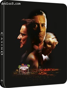 Casino (Best Buy Exclusive SteelBook) [4K Ultra HD + Blu-ray + Digital] Cover
