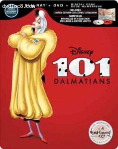 101 Dalmatians: The Signature Collection (Best Buy Exclusive SteelBook) [Blu-ray + DVD + Digital] Cover