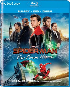 Spider-Man: Far from Home [Blu-ray + DVD + Digital] Cover