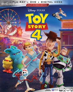 Cover Image for 'Toy Story 4 [Blu-ray + DVD + Digital]'