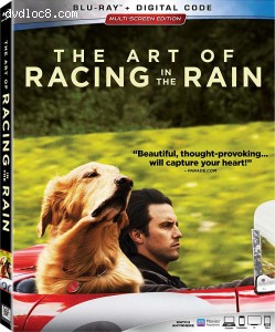 Art of Racing in the Rain, The [Blu-ray + Digital] Cover