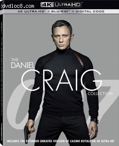 Cover Image for '007: The Daniel Craig Collection [4K Ultra HD + Blu-ray + Digital]'