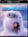 Cover Image for 'Abominable [4K Ultra HD + Blu-ray + Digital]'