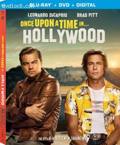 Once Upon a Time ... in Hollywood [Blu-ray + DVD + Digital] Cover