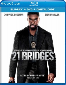 21 Bridges [Blu-ray + DVD + Digital] Cover