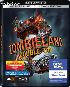 Zombieland: Double Tap (IMAX Enhanced, Best Buy Exclusive SteelBook) [4K Ultra HD + Blu-ray + Digital] Cover
