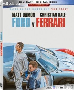 Ford v Ferrari [Blu-ray + Digital] Cover