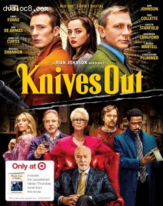 Knives Out (Target Exclusive) [Blu-ray + DVD + Digital] Cover