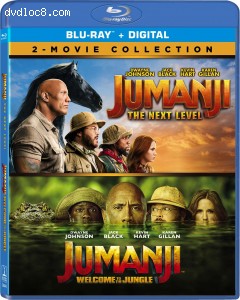 Cover Image for 'Jumanji: The Next Level / Jumanji: Welcome to the Jungle [Blu-ray + Digital]'