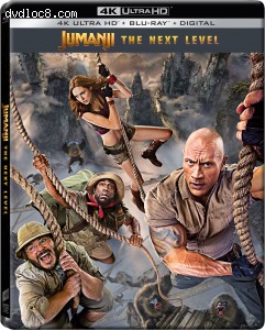 Jumanji: The Next Level (Best Buy Exclusive SteelBook) [4K Ultra HD + Blu-ray + Digital] Cover