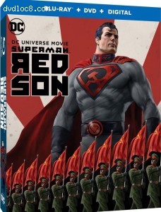 Cover Image for 'Superman: Red Son [Blu-ray + DVD + Digital]'