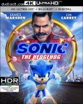 Cover Image for 'Sonic the Hedgehog [4K Ultra HD + Blu-ray + Digital]'