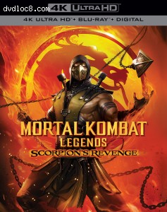 Mortal Kombat Legends: Scorpion's Revenge [4K Ultra HD + Blu-ray + Digital] Cover