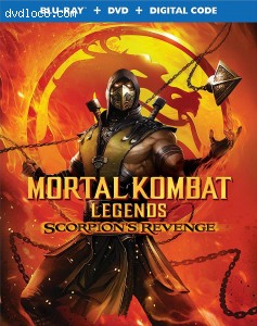 Cover Image for 'Mortal Kombat Legends: Scorpion's Revenge [Blu-ray + DVD + Digital]'