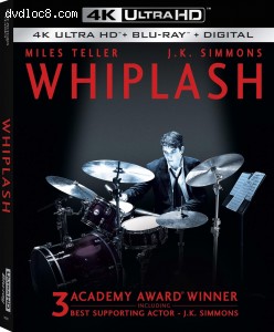 Cover Image for 'Whiplash [4K Ultra HD + Blu-ray + Digital]'
