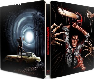 The Evil Dead 1 &amp; 2 (Best Buy Exclusive SteelBook) [4K Ultra HD + Blu-ray] Cover