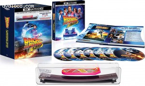 Cover Image for 'Back to the Future: The Ultimate Trilogy (Amazon Exclusive DigiBook) [4K Ultra HD + Blu-ray + Digital]'