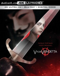 Cover Image for 'V for Vendetta [4K Ultra HD + Blu-ray + Digital]'