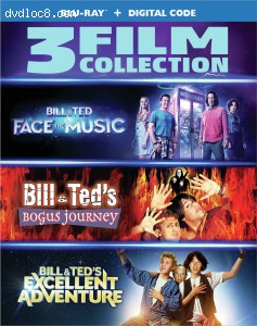Cover Image for 'Bill &amp; Ted Face the Music / Bill &amp; Ted's Bogus Journey / Bill &amp; Ted's Excellent Adventure (3 Film Collection) [Blu-ray + Digital]'