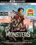 Cover Image for 'Love and Monsters [4K Ultra HD + Blu-ray + Digital]'