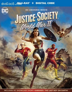 Justice Society: World War II [Blu-ray + Digital] Cover
