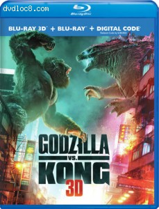 Godzilla vs. Kong [Blu-ray 3D + Blu-ray + Digital] Cover