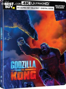 Godzilla vs. Kong (Best Buy Exclusive SteelBook) [4K Ultra HD + Blu-ray + Digital] Cover