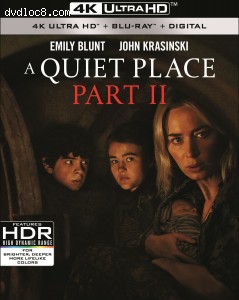 Cover Image for 'Quiet Place Part II, A [4K Ultra HD + Blu-ray + Digital]'