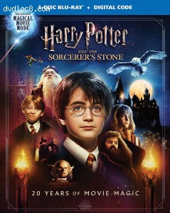 Cover Image for 'Harry Potter and the Sorcerer's Stone (Magical Movie Mode) [Blu-ray + Digital]'