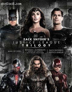 Zack Snyder's Justice League Trilogy [4K Ultra HD + Blu-ray] Cover