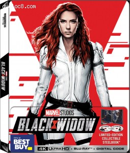 Black Widow (Best Buy Exclusive SteelBook) [4K Ultra HD + Blu-ray + Digital] Cover