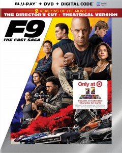 F9: The Fast Saga (Target Exclusive) [Blu-ray + DVD + Digital] Cover