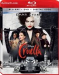 Cover Image for 'Cruella [Blu-ray + DVD + Digital]'