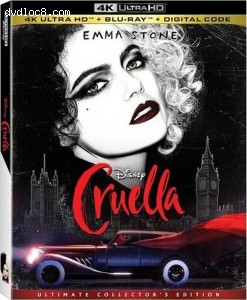 Cruella (Wal-Mart Exclusive / Ultimate Collector's Edition) [4K Ultra HD + Blu-ray + Digital] Cover