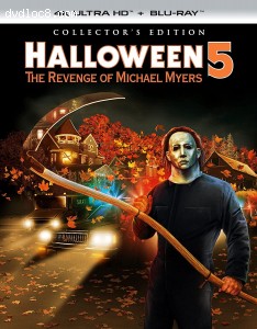 Cover Image for 'Halloween 5: The Revenge of Michael Myers (Collector's Edition) [4K Ultra HD + Blu-ray]'