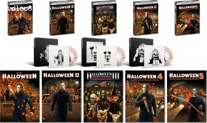 Halloween 1-5 (Shout Factory Exclusive Collector's Edition) [4K Ultra HD + Blu-ray] Cover