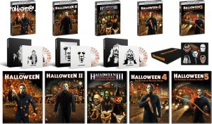 Halloween 1-5 (Shout Factory Exclusive Collector's Edition + Exclusive Pin Set) [4K Ultra HD + Blu-ray] Cover