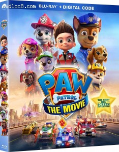 Paw Patrol: The Movie [Blu-ray + Digital] Cover