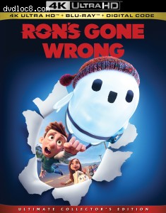 Cover Image for 'Ron’s Gone Wrong [4K Ultra HD + Blu-ray + Digital]'