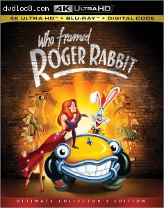 Cover Image for 'Who Framed Roger Rabbit [4K Ultra HD + Blu-ray + Digital]'