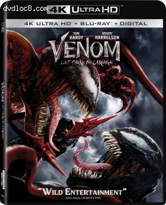 Cover Image for 'Venom: Let There Be Carnage [4K Ultra HD + Blu-ray + Digital]'
