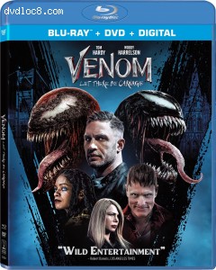Cover Image for 'Venom: Let There Be Carnage [Blu-ray + DVD + Digital]'