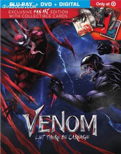 Venom: Let There Be Carnage (Target Exclusive Fan Art Edition) [Blu-ray + DVD + Digital] Cover